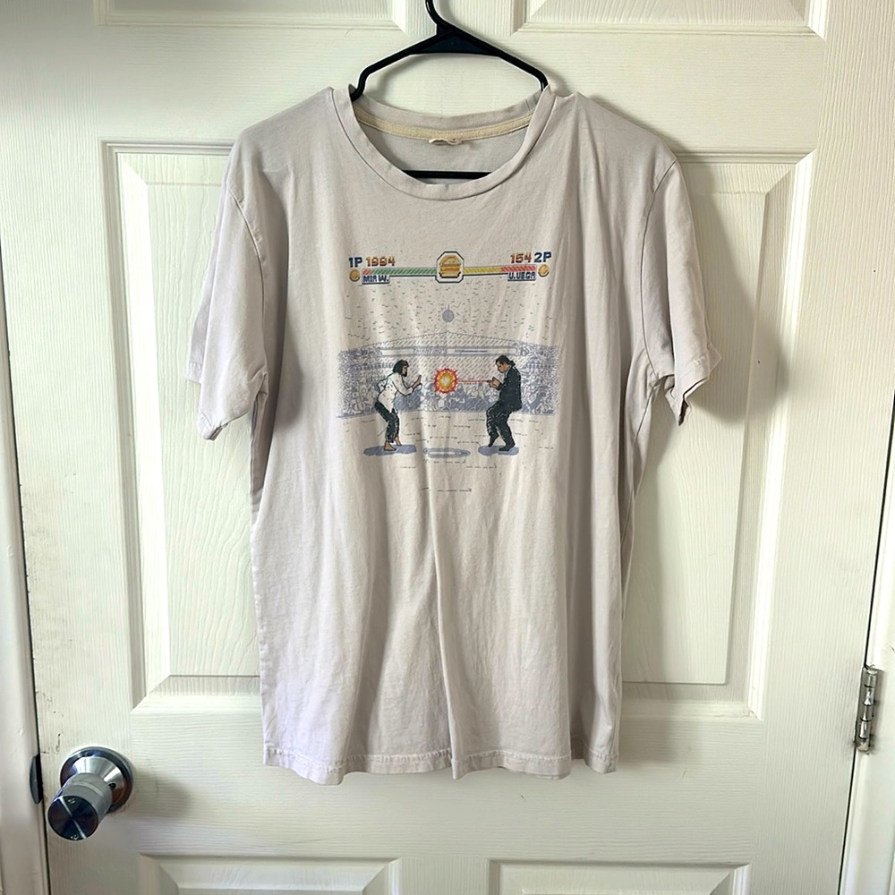 off white pulp fiction gamer shirt